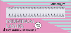 Misslyn Einzelwimpern Nr. 4 - 3 Längen Wimpern