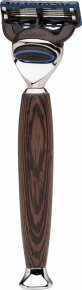 Erbe Shaving Shop Premium Design MILANO Gillette Fusion Rasierer Wengeholz